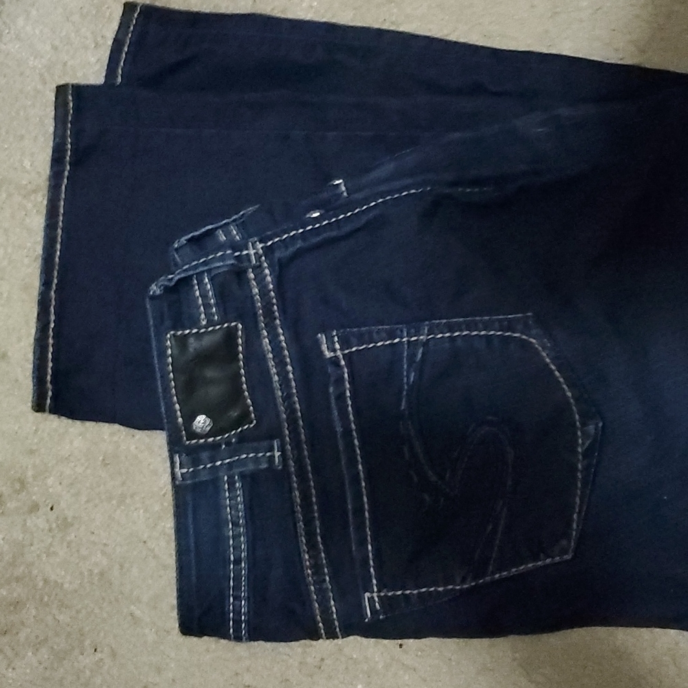 Womens plus size 18 silver brand jean crops